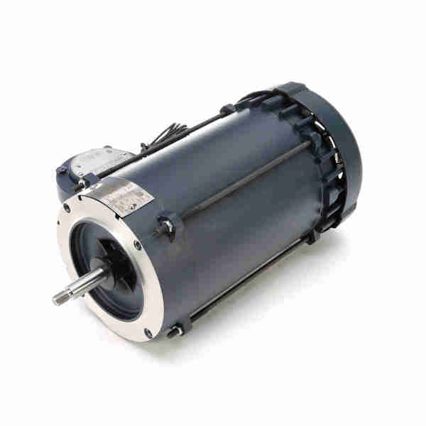 Leeson 0.75 Hp Brake Motor, 3 Phase, 1800 Rpm, 208-230/460 V, 56C Frame, Odp 114157.00